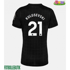 Tottenham Hotspur Dejan Kulusevski #21 Bortatröja Kvinnor 2025-26 Kortärmad